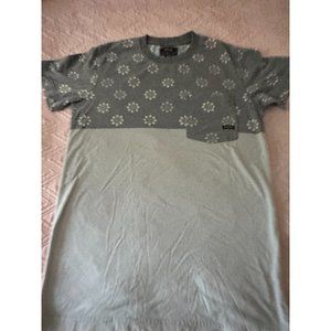 Men's designer pocket tee with flower design by Eidon Small